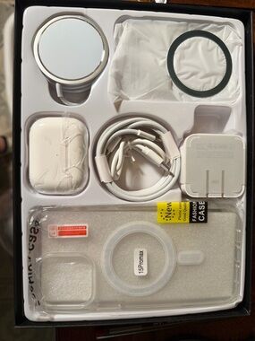 6 piece accessories gift box for 15 pro max